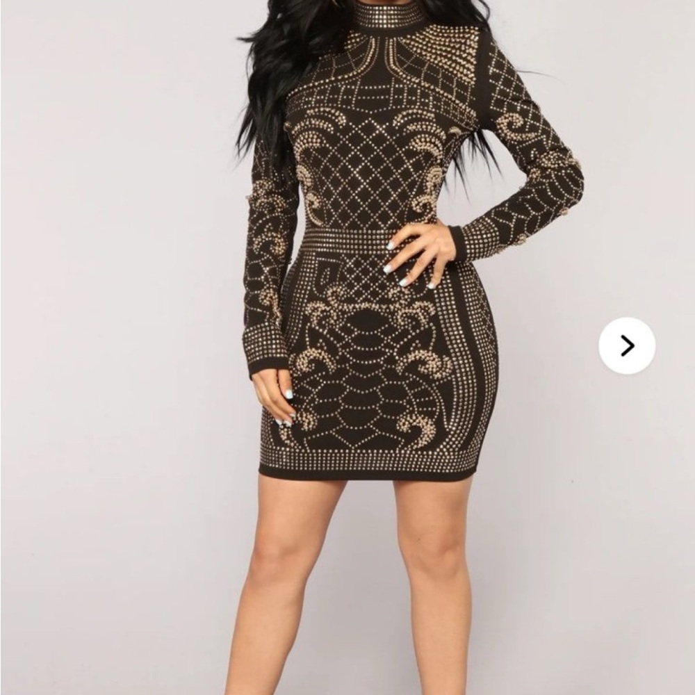 NEW fashion nova long sleeve mini dress